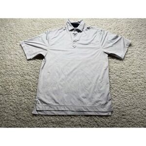 Footjoy Mens Polo Shirt Size Medium Golf Short Sleeve EUC